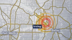 Irving, Texas Earthquakes