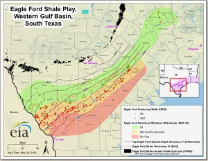 Eagle Ford Shale Formation Map