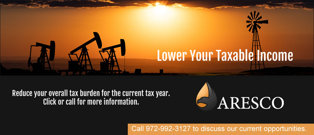 Lower Your Overall Taxable Income with Oil and Gas Investments at Aresco