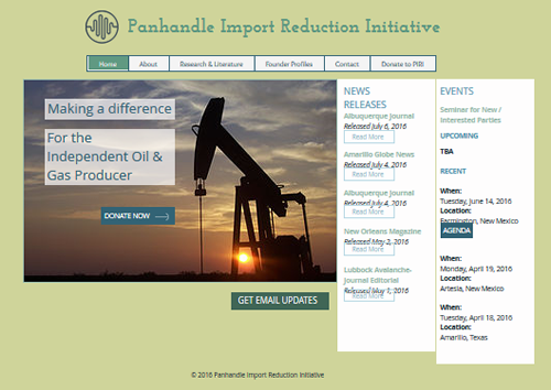 The Panhandle Import Reduction Initiative